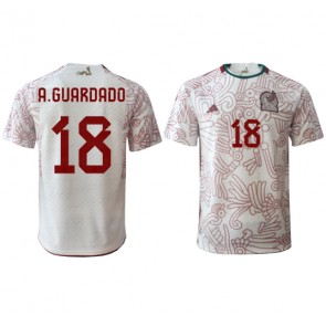 Mexico Andres Guardado #18 Udebanetrøje VM 2022 Kort ærmer